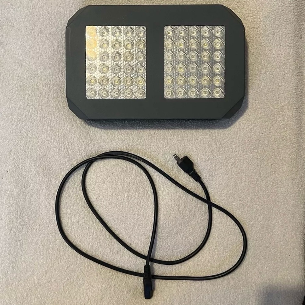 Gray LED Grow Light with USB Cable